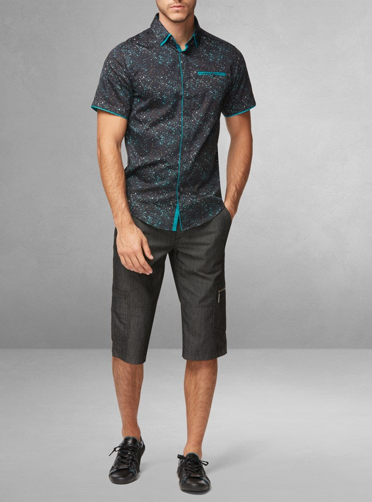 Men&#39;s casual short sleeve shirt