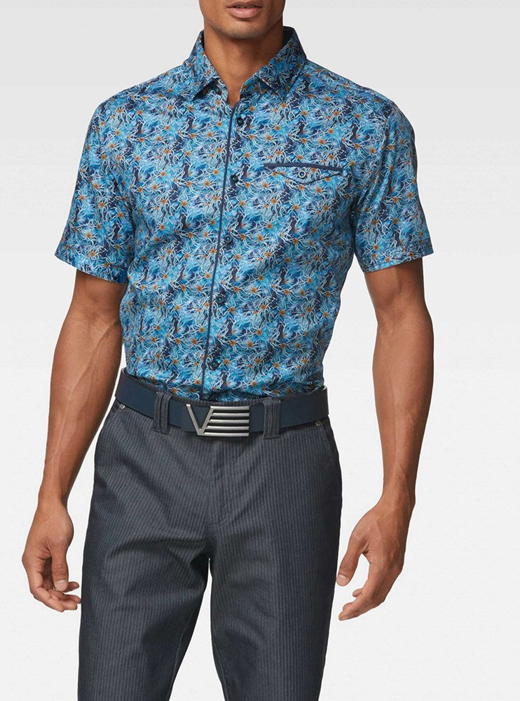 CHEMISE DÉCONTRACTÉE À MANCHES COURTES POUR HOMMES