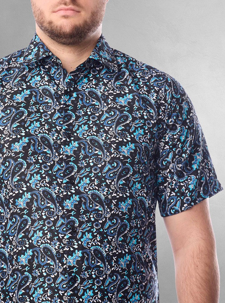 Chemise décontractée à manches courtes pour hommes