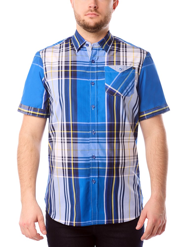 CHEMISE DÉCONTRACTÉE À MANCHES COURTES POUR HOMMES