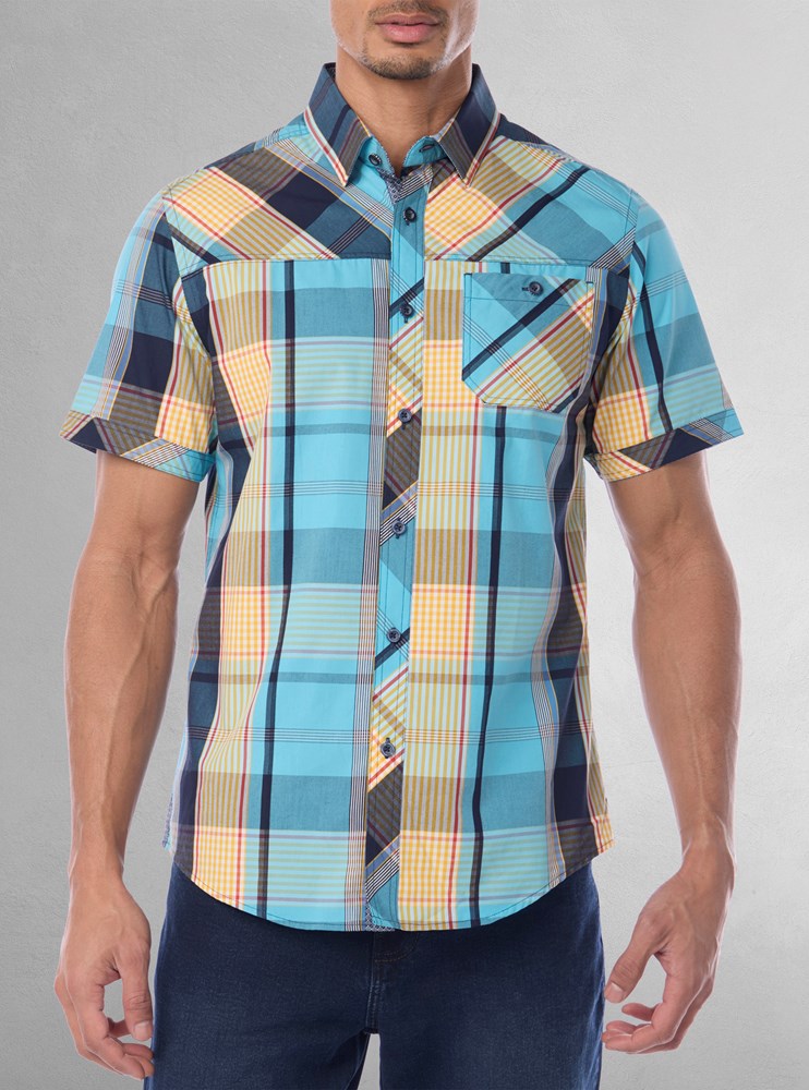 Chemise décontractée à manches courtes pour hommes