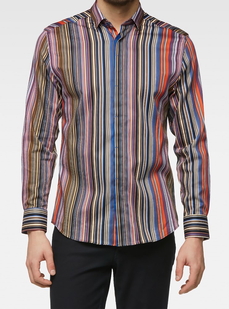 CHEMISE DÉCONTRACTÉE À MANCHES LONGUES POUR HOMMES