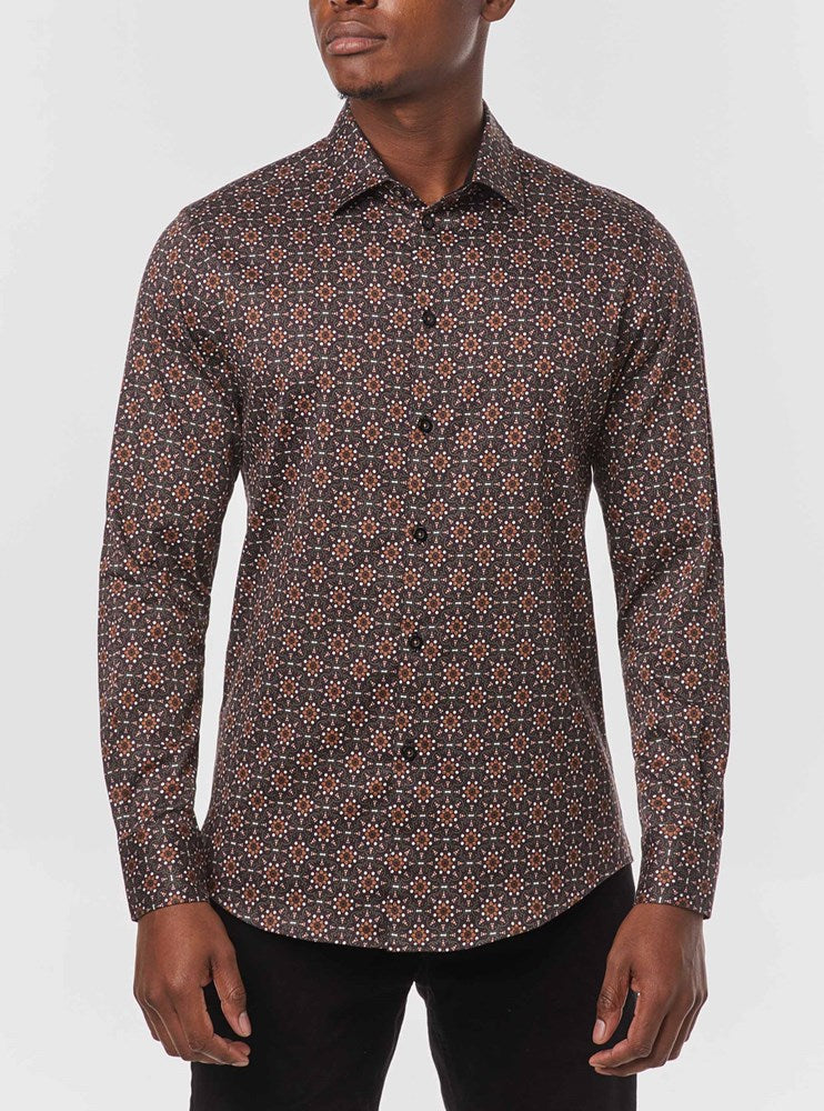 CHEMISE CLASSIQUE À MANCHES LONGUES POUR HOMMES