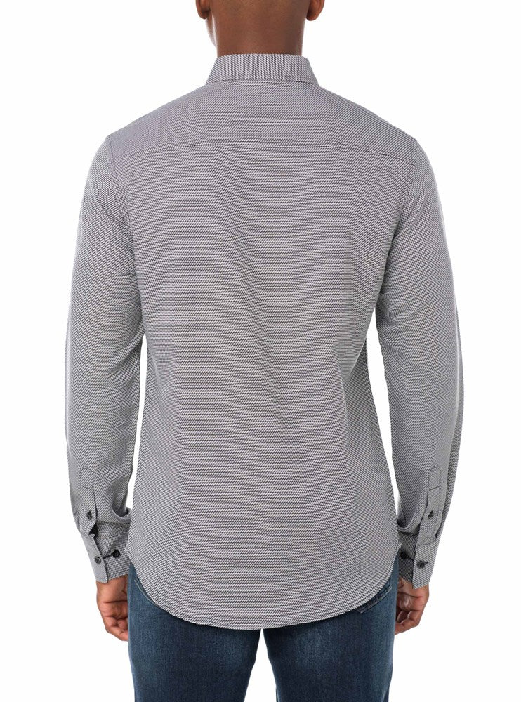 Men's casual long sleeve stretch shirt