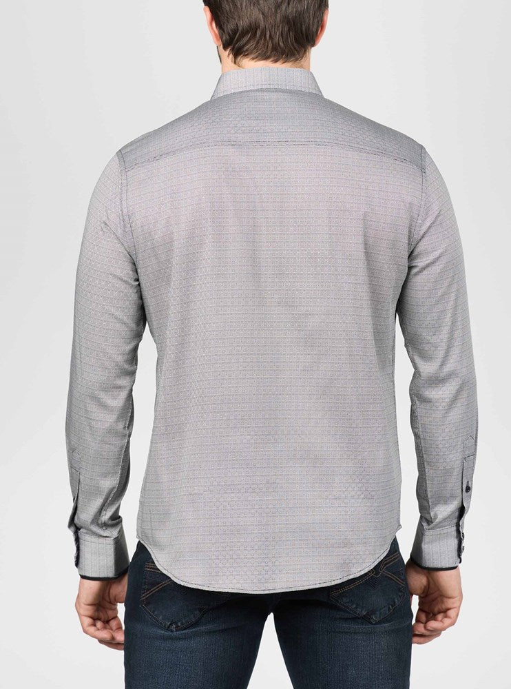 Men's casual long sleeve stretch shirt