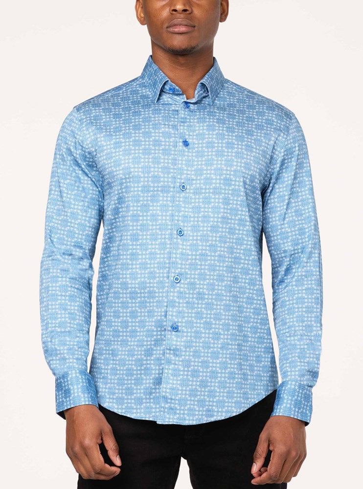 CHEMISE DÉCONTRACTÉE À MANCHES LONGUES POUR HOMMES