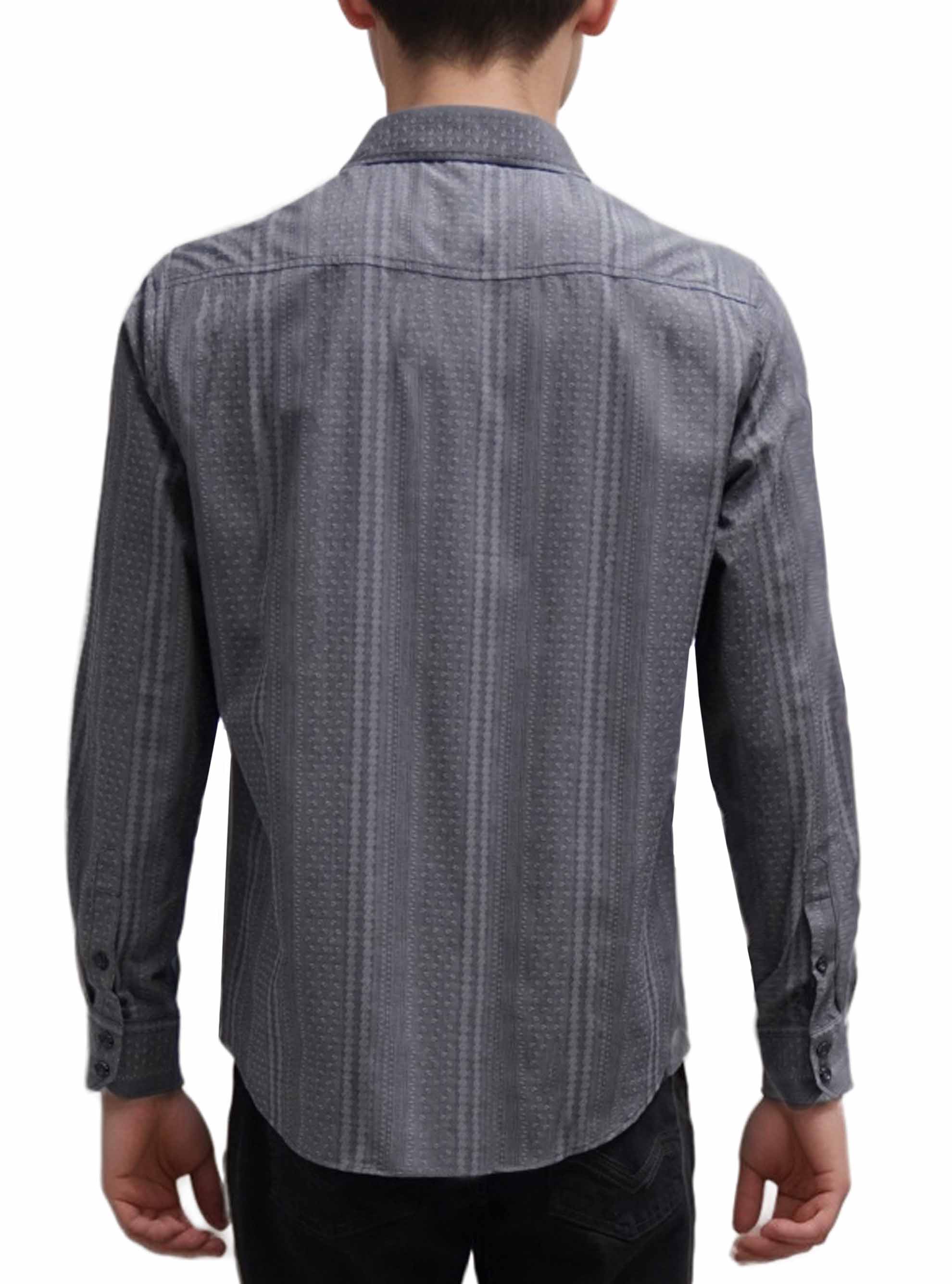 Men's casual long sleeve stretch shirt