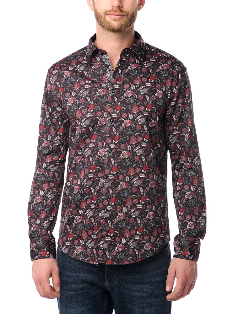 CHEMISE DÉCONTRACTÉE À MANCHES LONGUES POUR HOMMES