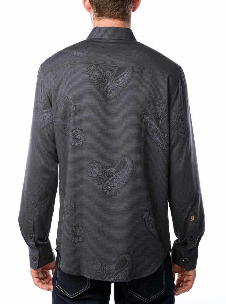 MEN'S CASUAL LONG SLEEVE STRETCH SHIRT