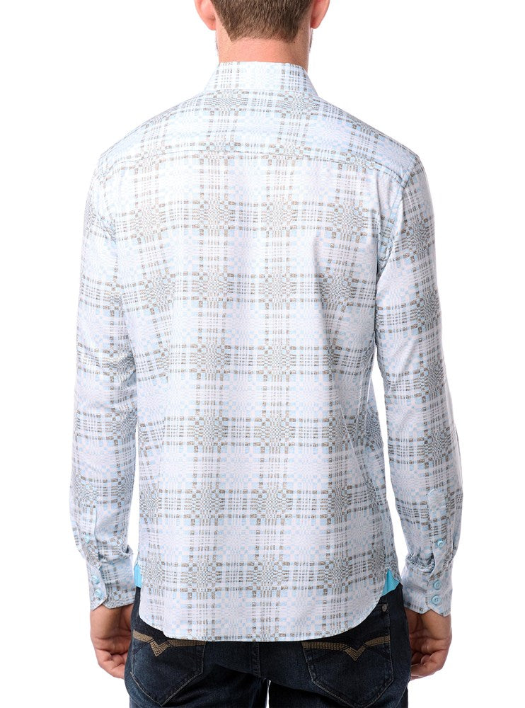 Men's casual long sleeve shirt