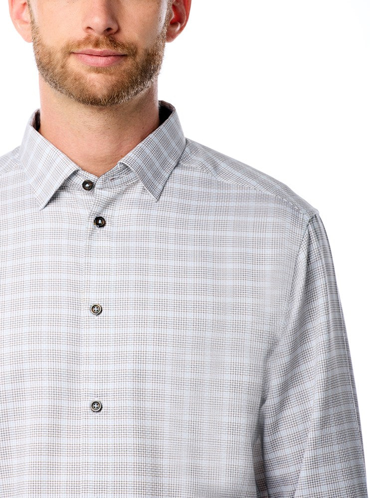 CHEMISE DÉCONTRACTÉE À MANCHES LONGUES POUR HOMMES