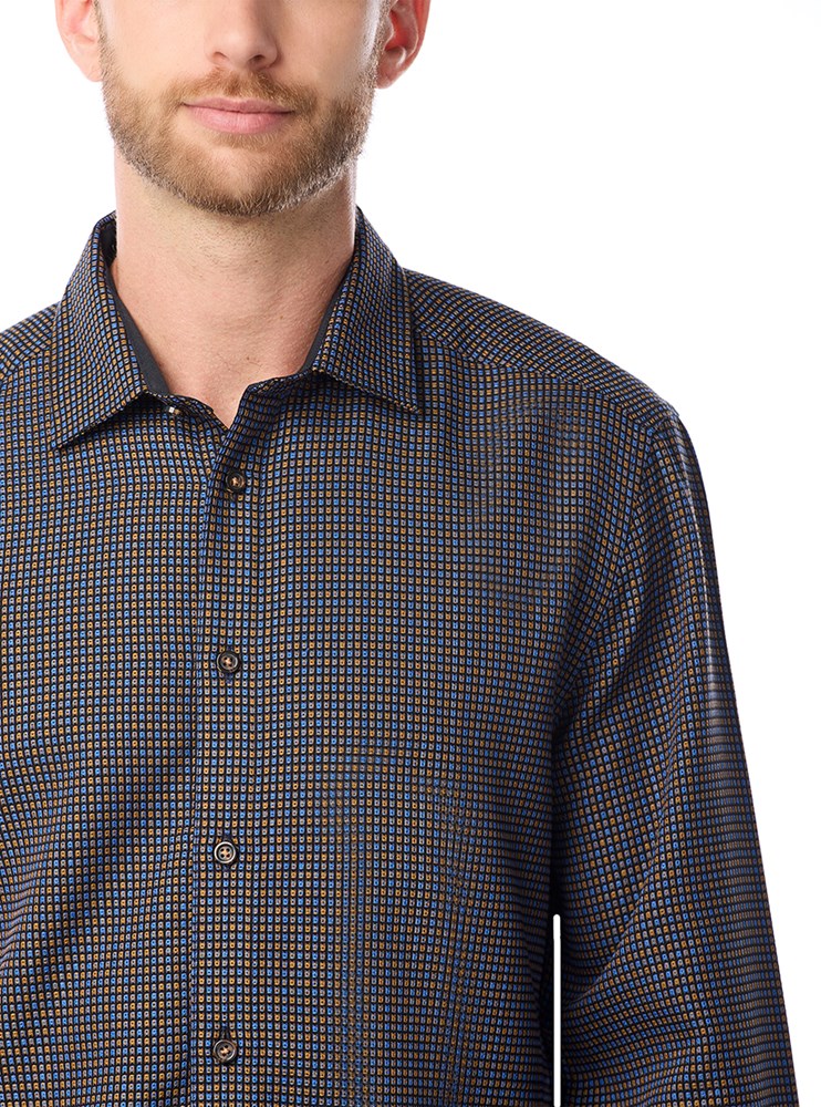 CHEMISE DÉCONTRACTÉE À MANCHES LONGUES POUR HOMMES