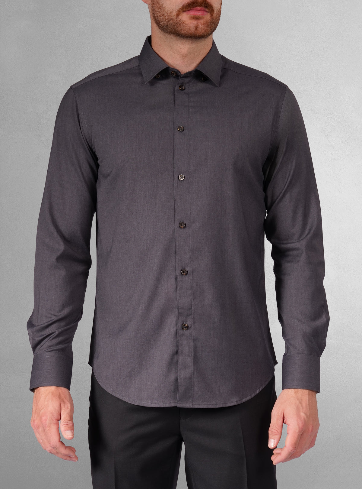 Men's casual long sleeve stretch shirt