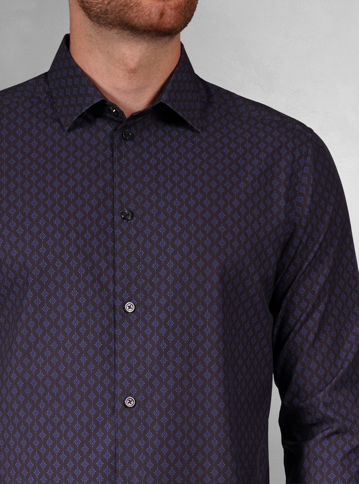 Men's casual long sleeve stretch shirt