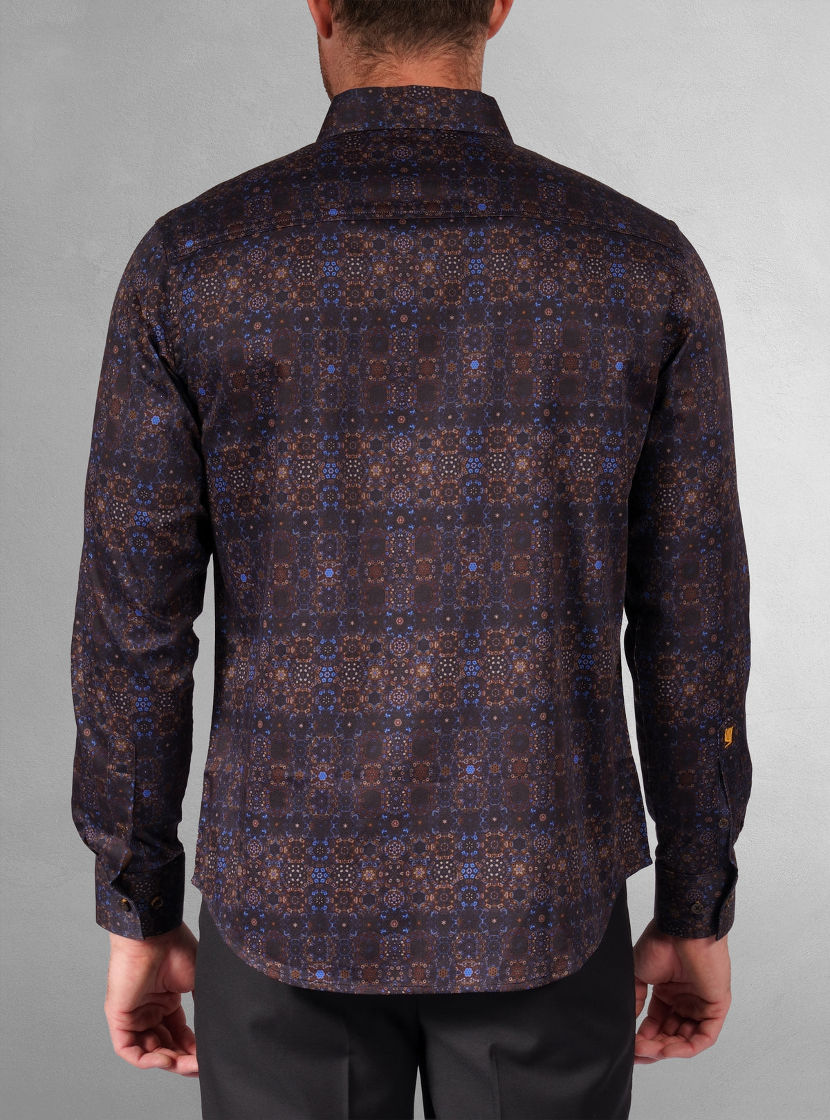 Men's casual long sleeve stretch shirt
