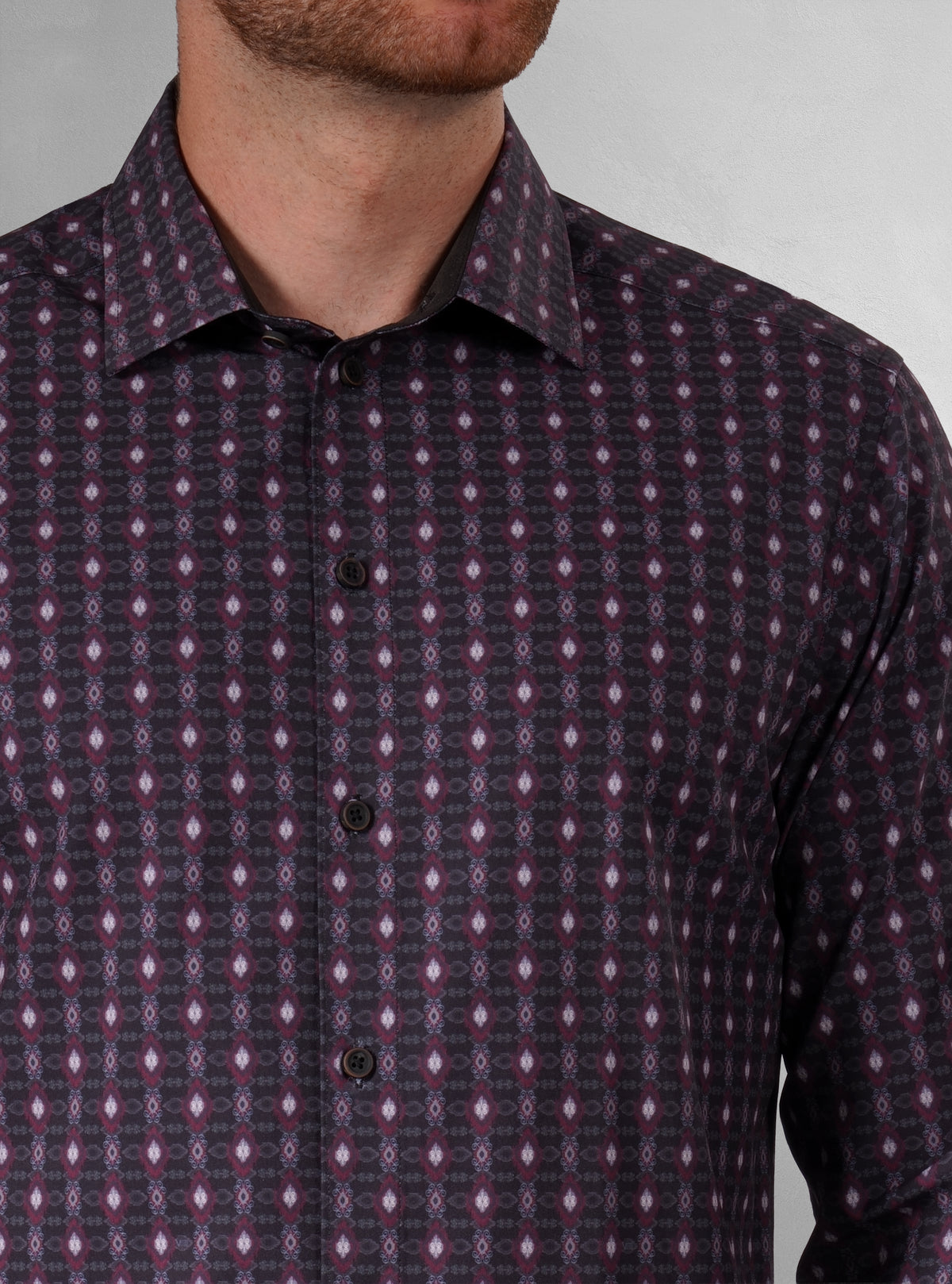 Men's casual long sleeve stretch shirt