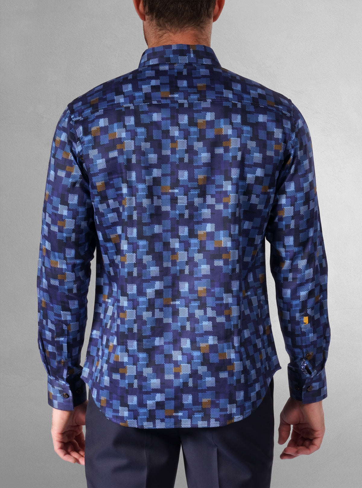 Men's casual long sleeve stretch shirt