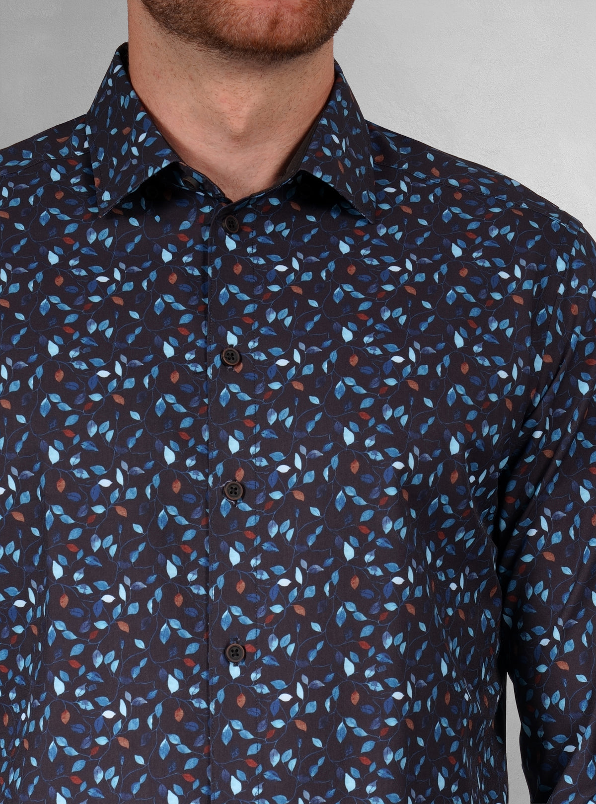 Men's casual long sleeve stretch shirt