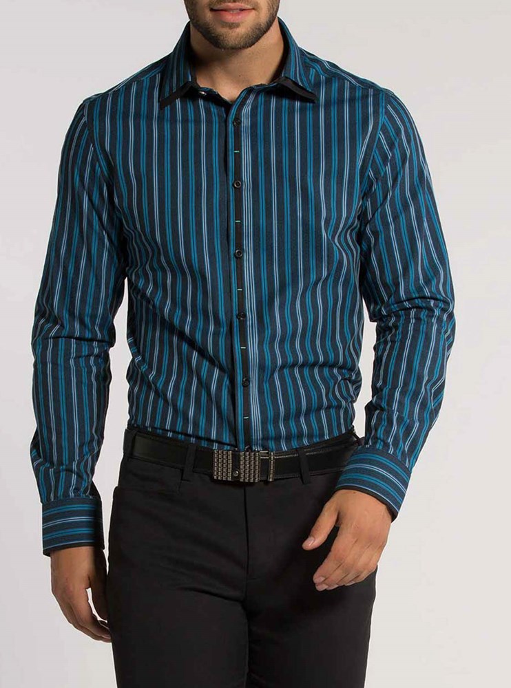 Men&#39;s casual long sleeve shirt