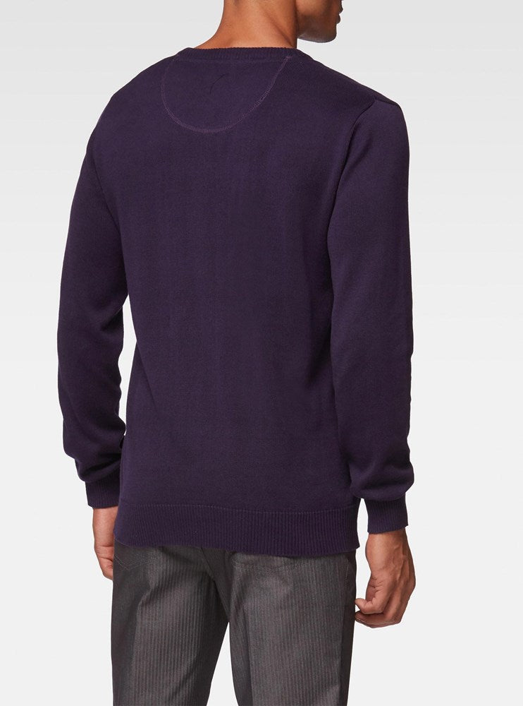 MEN'S BASIC V-NECK SWEATER