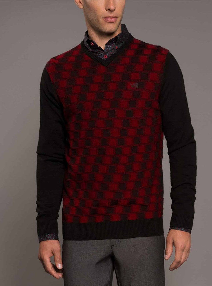 MEN'S V NECK SWEATER