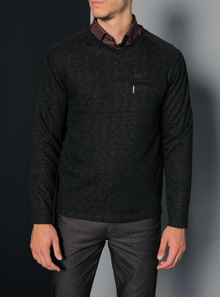 MEN'S V NECK SWEATER