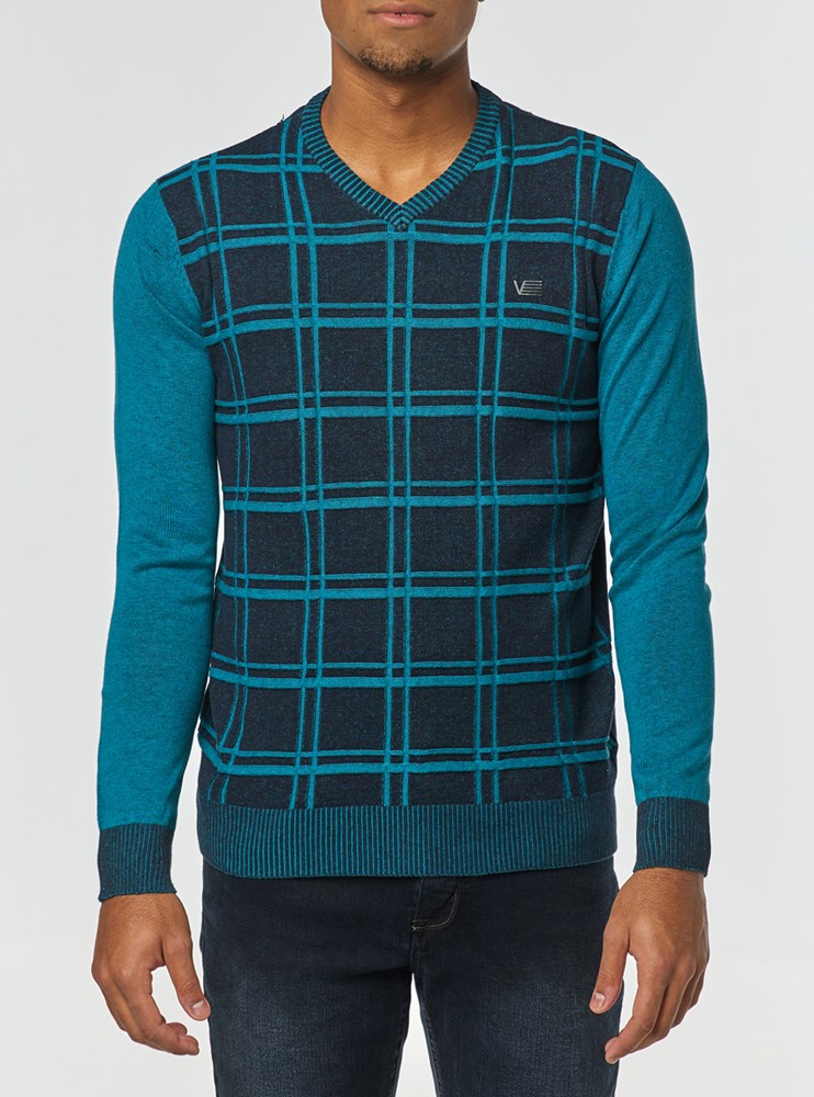 MEN'S V NECK SWEATER