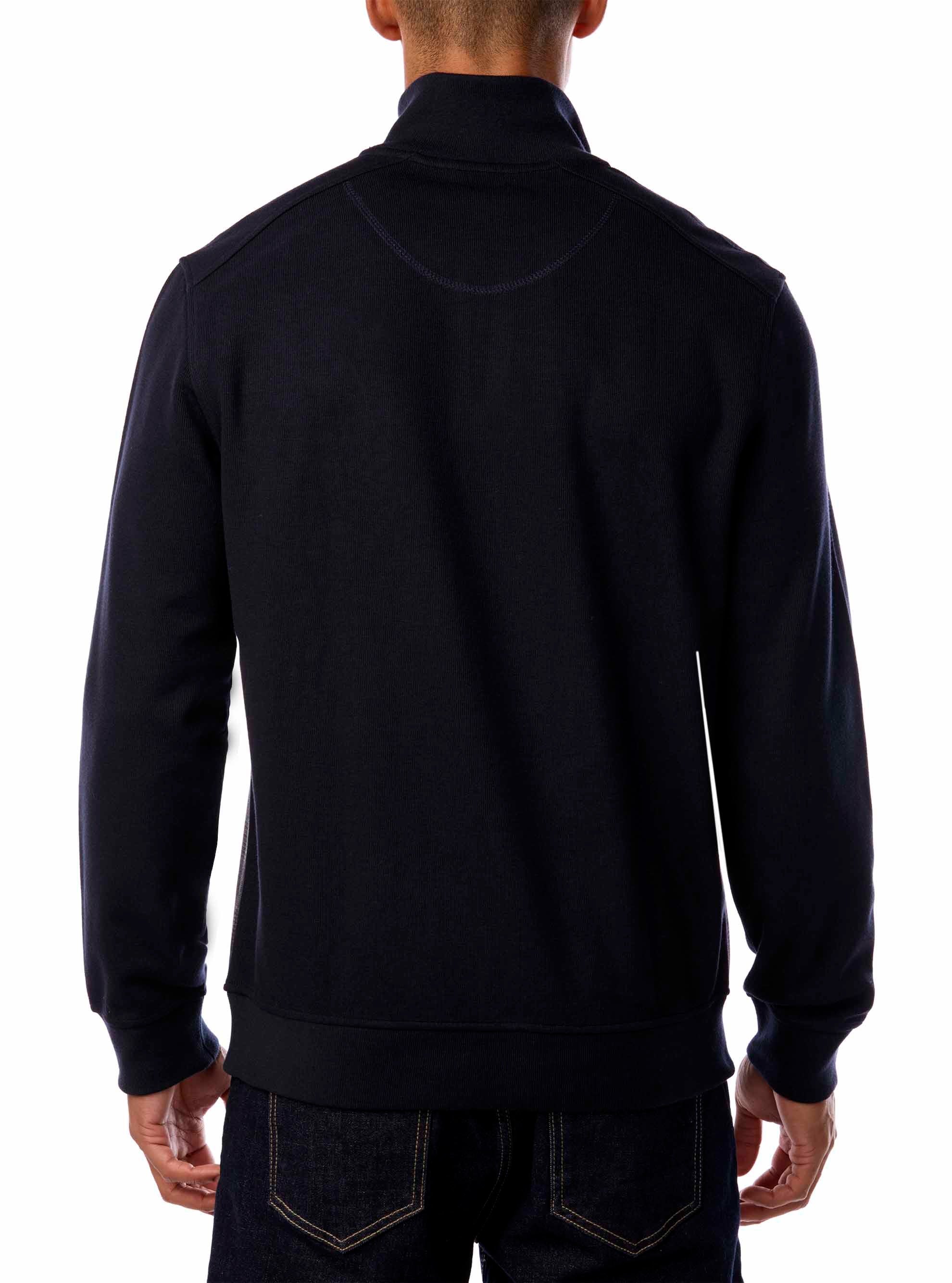 Men's mock zip top