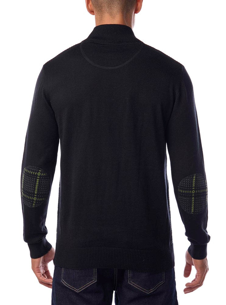 MEN'S MOCK ZIP SWEATER