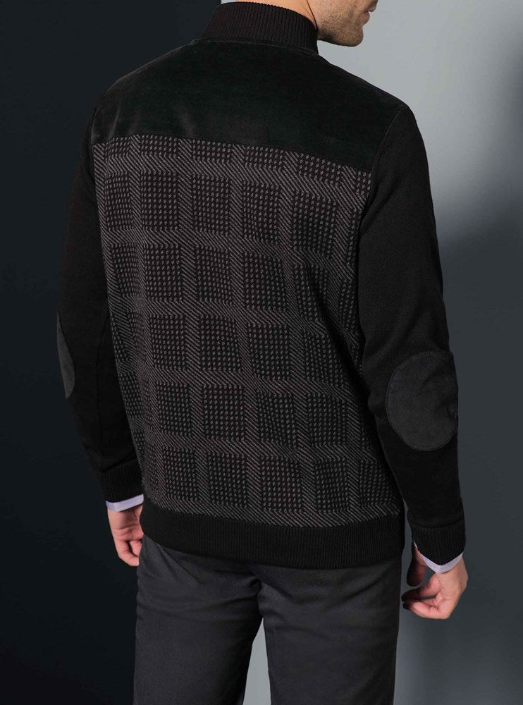 MEN'S MOCK ZIP SWEATER