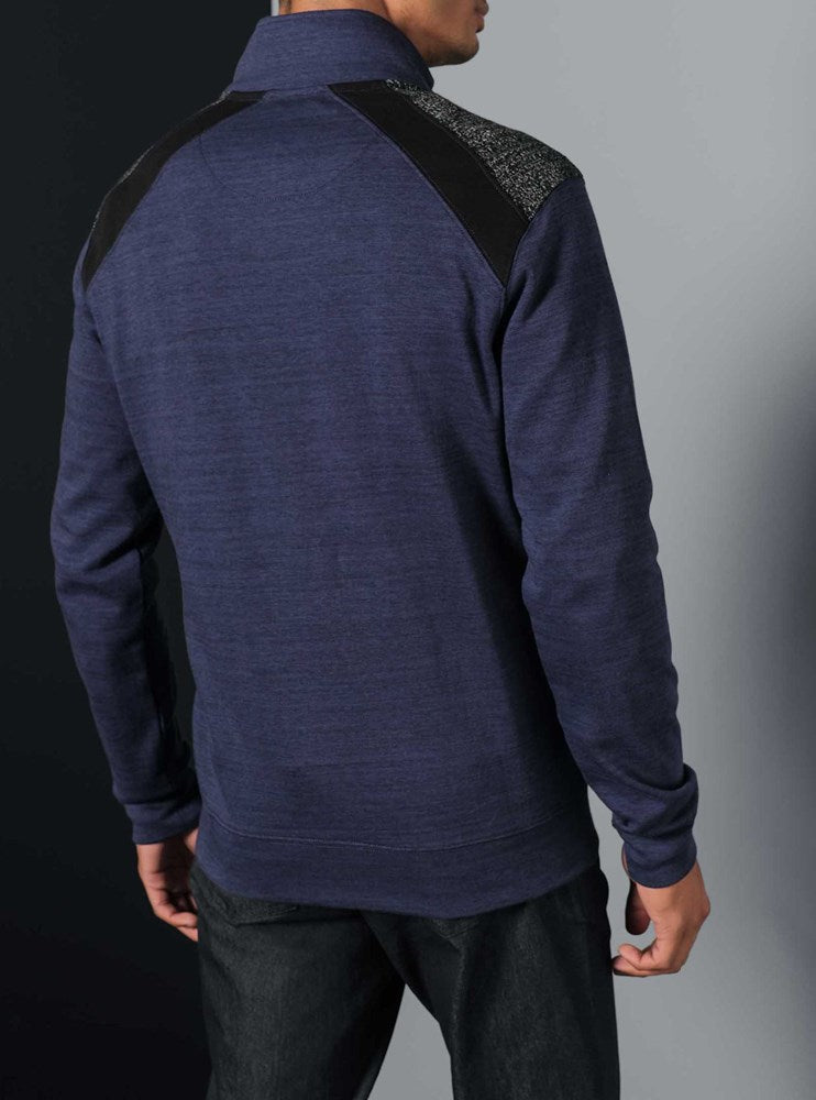 MEN'S MOCK ZIP SWEATER