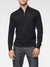 MEN'S BASIC HALF ZIP MOCK NECK SWEATER