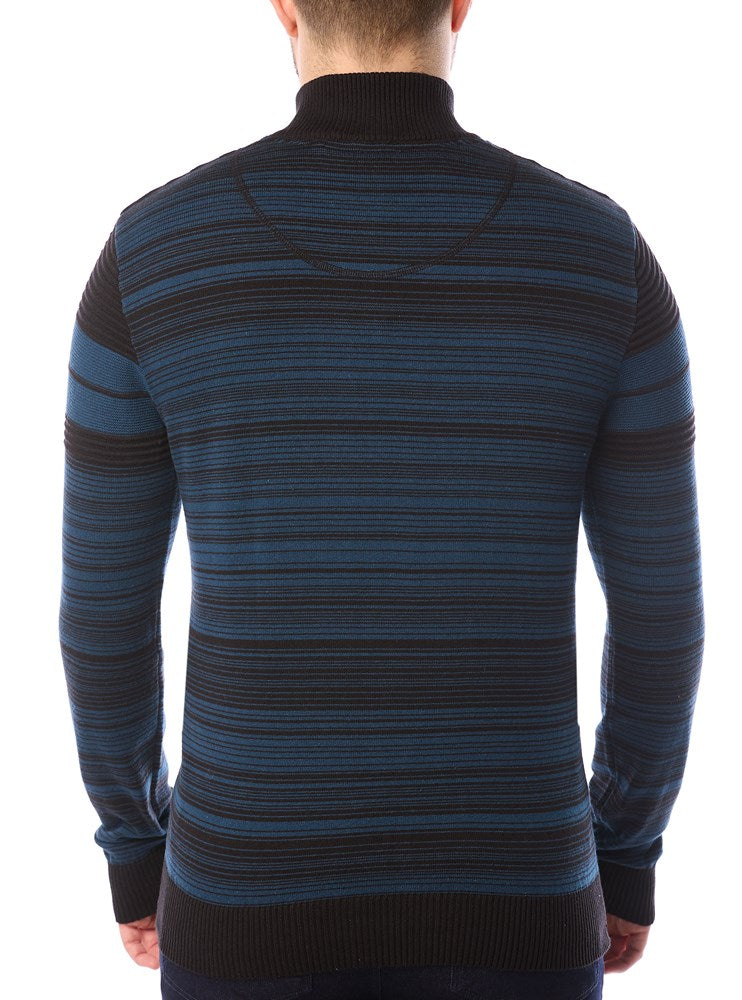 MEN'S MOCK ZIP SWEATER