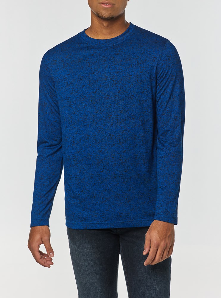 MEN'S CREW NECK LONG SLEEVE T-SHIRT