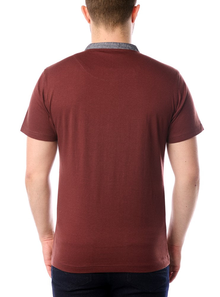 MEN'S V NECK SHORT SLEEVE T-SHIRT