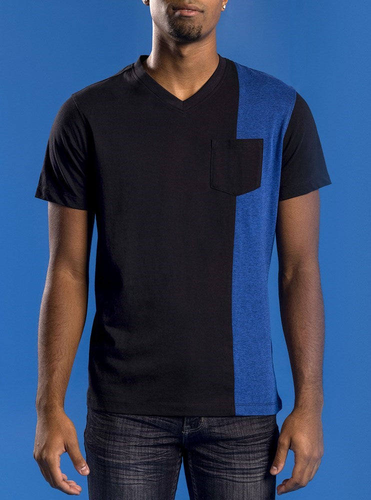 MEN'S V NECK SHORT SLEEVE T-SHIRT