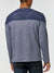 MEN'S V NECK LONG SLEEVE T-SHIRT