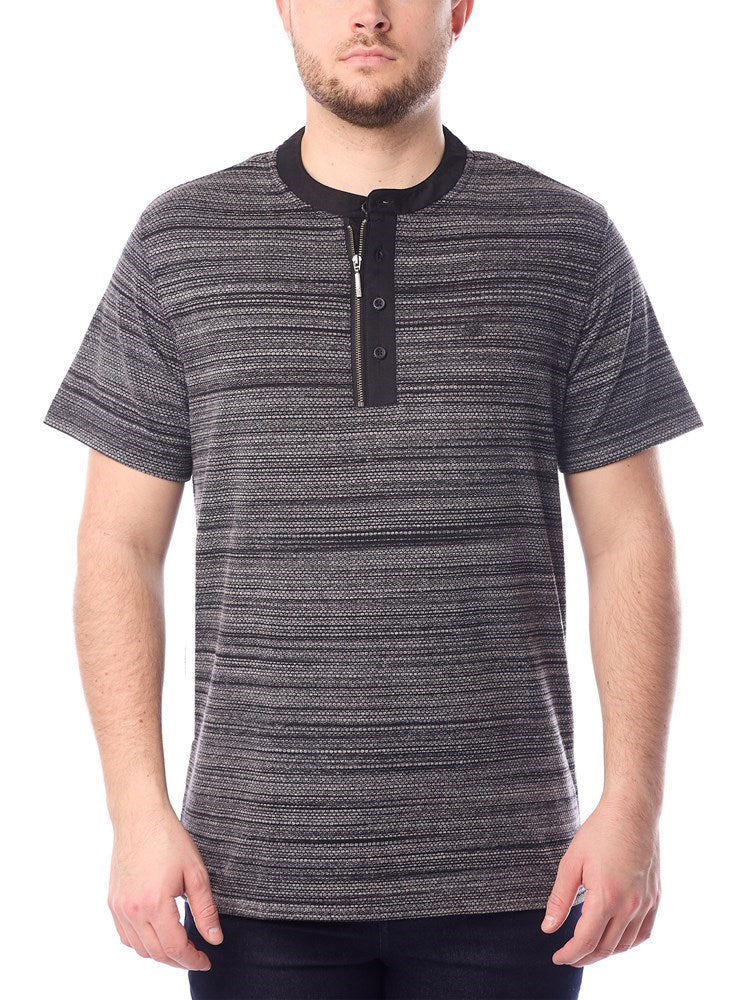 MEN'S HENLEY SHORT SLEEVE T-SHIRT