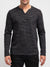 T-SHIRT À MANCHES LONGUES HENLEY POUR HOMMES