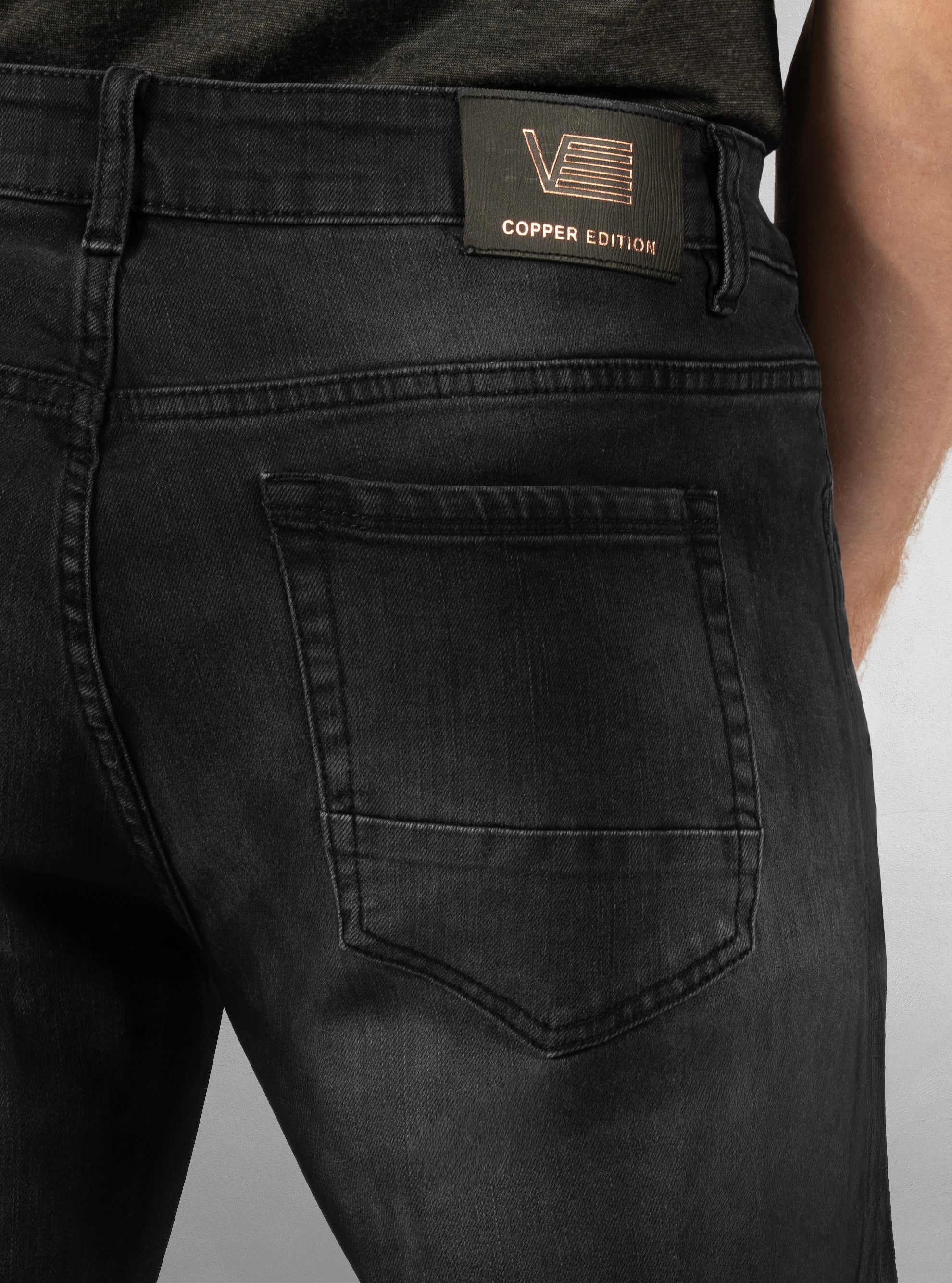 Men's stretch denim bermuda