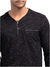 T-shirt à manches longues henley pour hommes