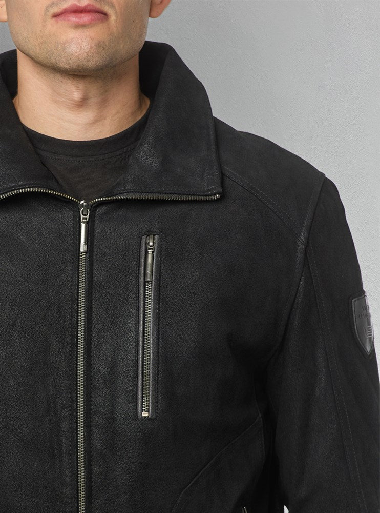 veste en cuir pour homme