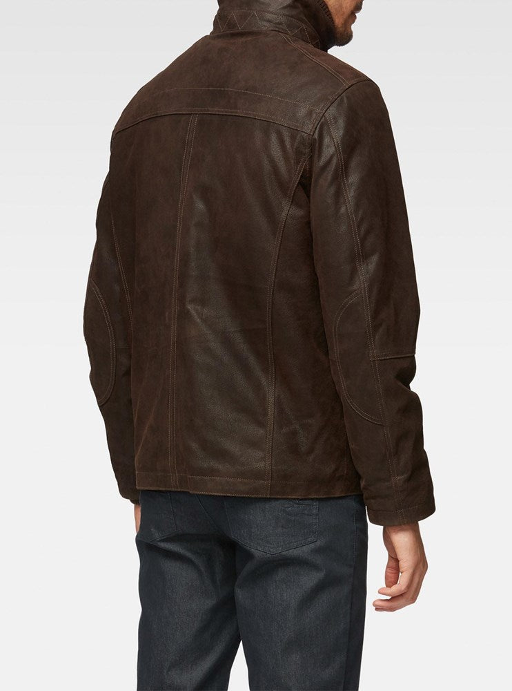 Veste en cuir pour hommes