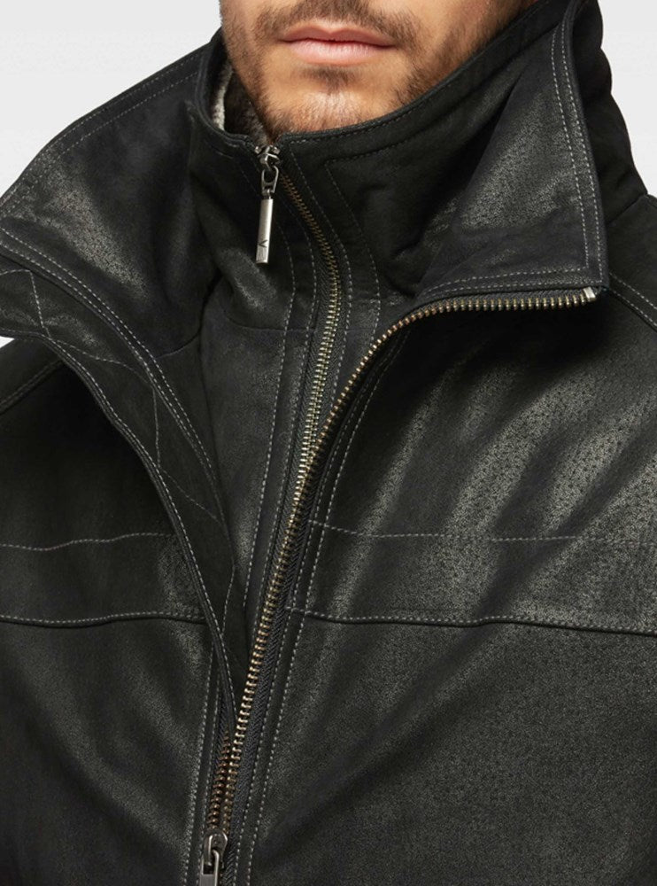 Veste en cuir pour hommes