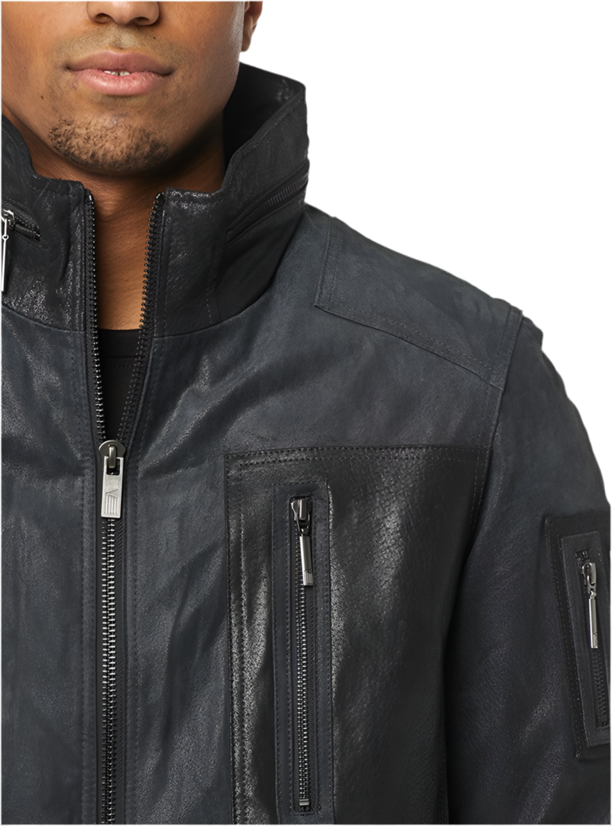 Men's leather jacket