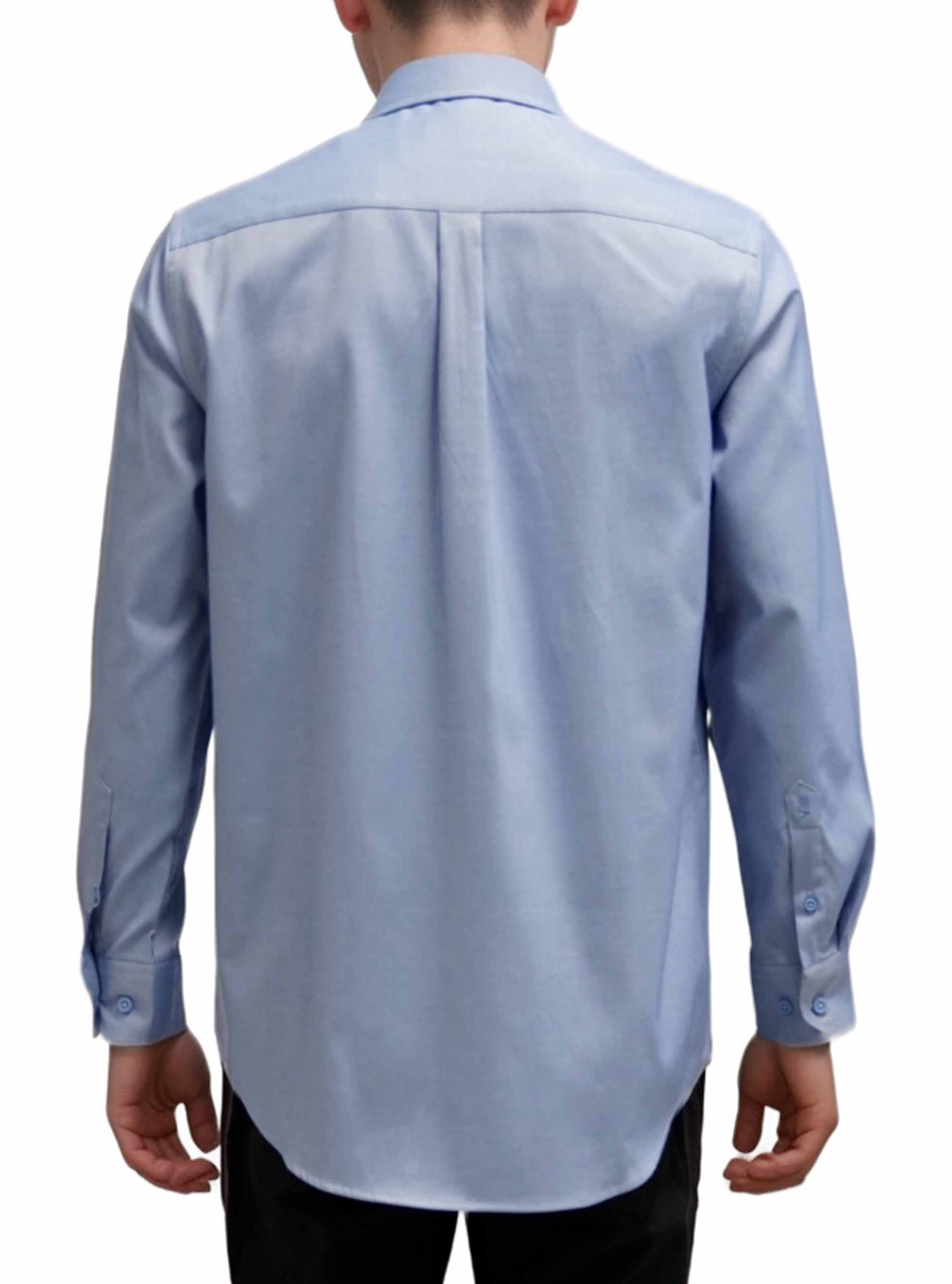 Chemise basique à manches longues pour hommes