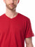 Men's basic v neck short sleeve t-shirt