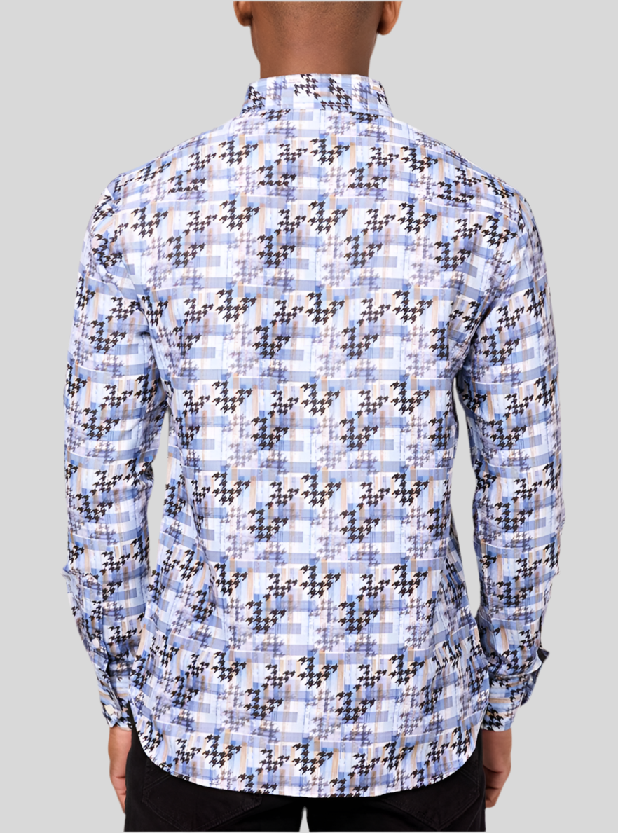 Men's casual long sleeve shirt